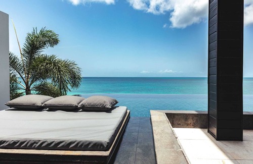 Fryes Beach Apartamento | Stunning 4-Bedroom Villa with Gym and Caribbean Sea Views