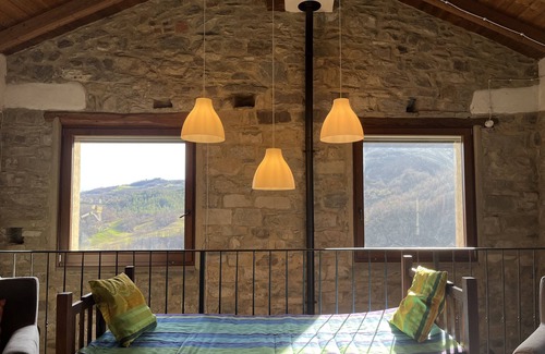 Bonzeto Casa | Conversión de granero impresionante en Compartido con piscina, montaña y río Vistas