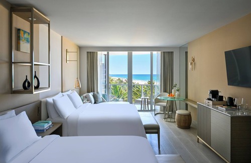 Singer Island Hotel | Stunning Beachfront Resort with Family Ready Room | Private Balcony w/ View