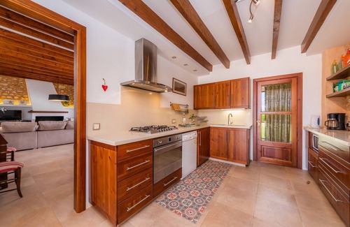 Manacor Villa | Impresionante casa de vacaciones Sa Pleta con vistas a la montaña, Wi-Fi, balcón, jardín