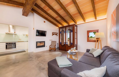 Manacor Villa | Impresionante casa de vacaciones Sa Pleta con vistas a la montaña, Wi-Fi, balcón, jardín