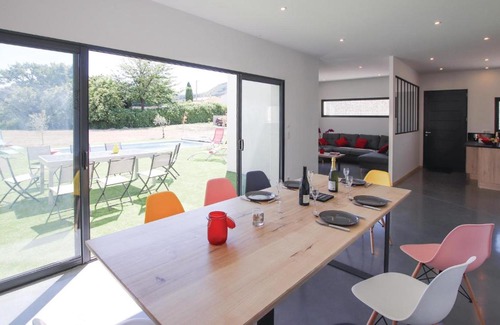 Portes-en-Valdaine Casa | Stunning home in Portes en Valdaine with 4 Bedrooms, Outdoor swimming pool and Swimming pool