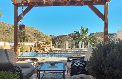 La Parata Casa | Impresionante casa con piscina privada y maravillosas vistas a las afueras de Mojácar