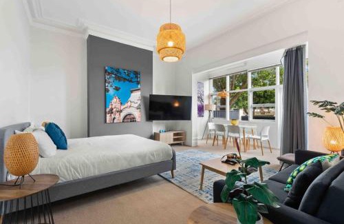 North Sydney Apartamento | Stunning Huge Studio, Sunny terrace with Parking