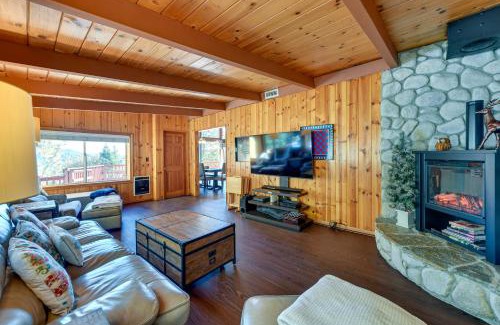 Idyllwild Casa | Stunning Idyllwild Home with Private Hot Tub and Decks