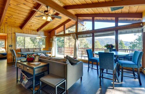 Idyllwild Casa | Stunning Idyllwild Home with Private Hot Tub and Decks