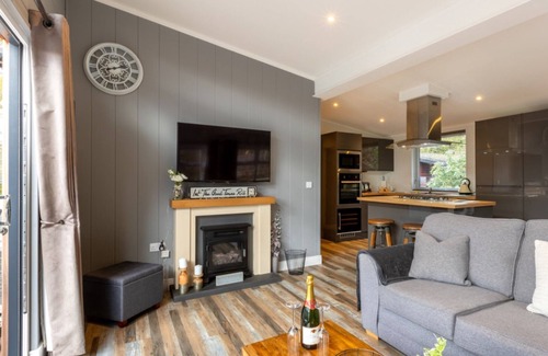 Troutbeck Bridge Cabina | Moderno Lodge situado en un entorno relajante con instalaciones de ocio y WiFi gratuito