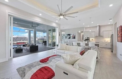 Eight Lakes Casa | Stunning New Waterfront Luxury Villa with oversized Heated pool and Hot tub!