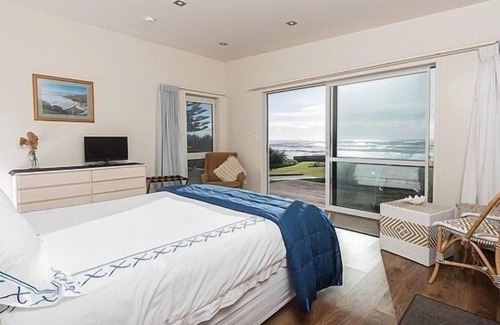 Waihi Beach Casa | Impresionante casa de playa de lujo frente al mar.