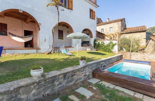 Bagni di Lucca Villa | Casa de vacaciones privada con piscina privada, sauna, WIFI, TV, terraza, vista panorámica