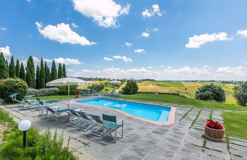 Cerreto Guidi Villa | Casa de vacaciones privada con piscina privada, A/C, WIFI, TV, terraza, vista panorámica