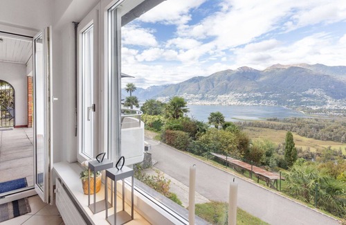 Magadino Casa | Casa de vacaciones privada con piscina privada, WIFI, TV, patio, vista panorámica, aparcamiento