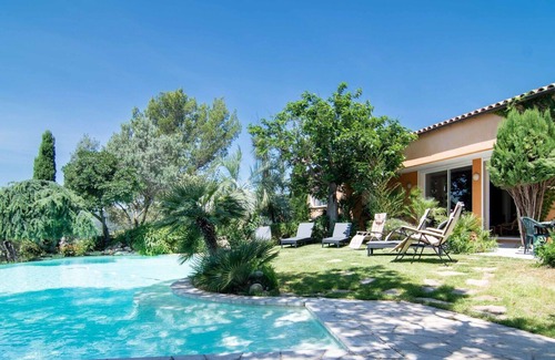 Gareoult Villa | Casa de vacaciones privada con piscina privada, WIFI, TV, patio, vista panorámica, aparcamiento