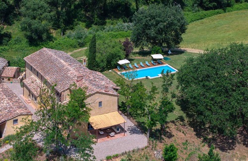 Buonconvento Villa | Preciosa casa de vacaciones privada con piscina privada, WIFI, A/C, TV, patio, cerca de Montalcino