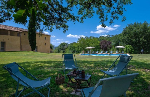 Buonconvento Villa | Preciosa casa de vacaciones privada con piscina privada, WIFI, A/C, TV, patio, cerca de Montalcino