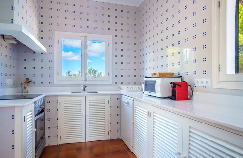 Cala Murada Villa | Casa de vacaciones privada con A/C, piscina privada, WIFI, TV, patio, vista panorámica