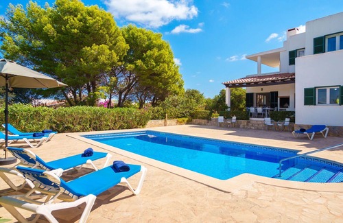 Cala Murada Villa | Casa de vacaciones privada con A/C, piscina privada, WIFI, TV, patio, vista panorámica