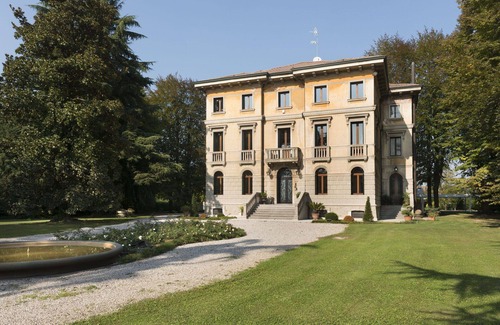 Saonara Villa | Preciosa casa de vacaciones privada para 17 personas con A/C, WIFI, TV y terraza, cerca de Padua