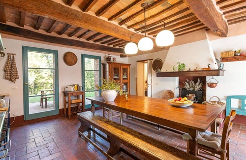Civitella Paganico Casa | Casa de vacaciones con WIFI, piscina privada, TV, terraza, mascotas permitida, vista panorámica