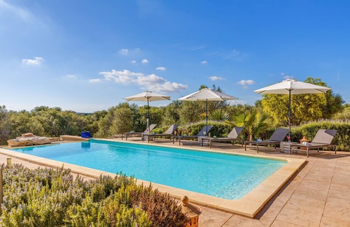 Ses Salines Casa | Impresionante Villa Can Xesquet con vistas a la montaña, Wi-Fi