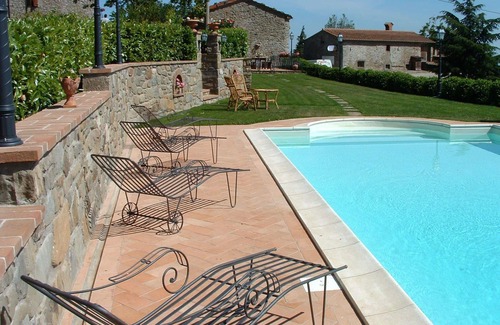 Cortona Villa | Maravillosa casa de vacaciones con WIFI, piscina, TV, vista panorámica y aparcamiento