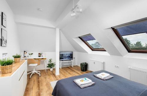 Ottersleben Apartamento | Style Apartment I Klimaanlage I WLAN I Küche I Smart-TV