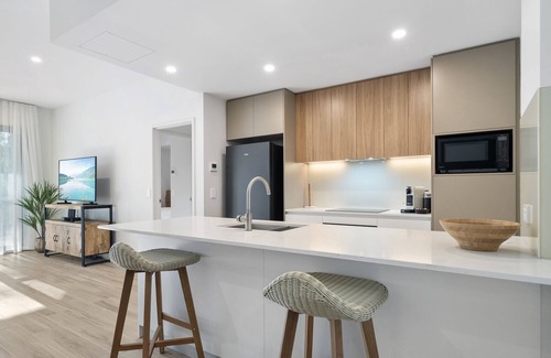 Burswood Apartamento | Stylish 1-Bed Apartment with Rooftop Access