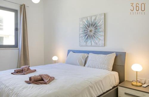 St. Andrew's Apartamento | Stylish 1BR home with full amenities in Swieqi by 360 Estates
