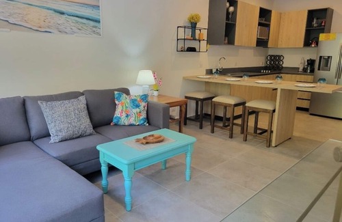 Tambor Apartamento | Stylish 2BR/2BA condo near the beach in gated Los Delfines Golf and Country Club