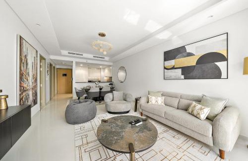 Downtown Dubai Apartamento | Stylish 2BR Apt in 5 Star Hotel with Burj Khalifa Views