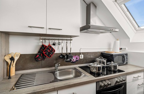 Herdecke Apartamento | Stylish apartment with balcony and view over the old town in Herdecke