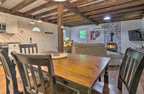 Fairview Casa | Stylish Fairview Farmhouse Deck and Wishing Well!