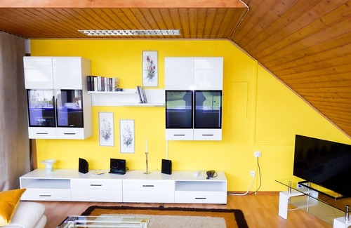 Oberkotzau Apartamento | Apartamento moderno cerca de Untreusee en Hof / Baviera