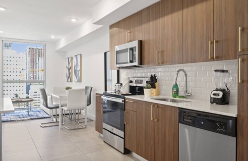 Overtown Apartamento | Stylish Living: Modern Unit Mins from Brickell W/ Free Parking