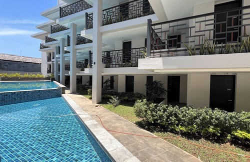By Pass Ngurah Rai Apartamento | Stylish Studio (No Kitchen) Apartment At Skales Residence Nusa Dua Bali