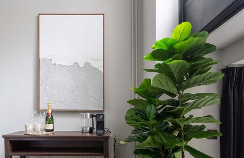 South Antwerp Apartamento | Stylish suite with private patio, perfect for 4