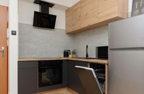 Rakowiec Apartamento | Stylish Warsaw Studio with Balcony near Szczesliwicki Park