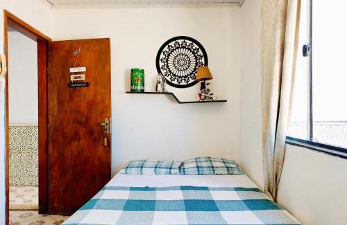Sao Cristovao Apartamento | Suíte Casal com Ar TV e Frigobar