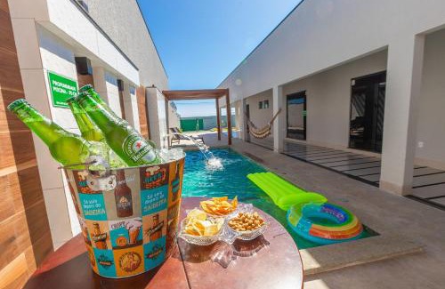 Setor Lagoa Quente Casa | Sua Casa Perfeita c/4 Suítes e Piscina Aquecida