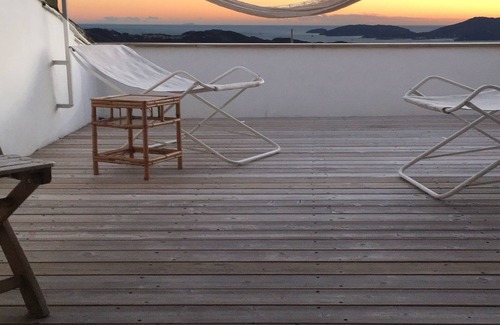 Vezzano Ligure Villa | vista del golfo de los poetas 5 Terre, con piscina caliente y baño vapor turco