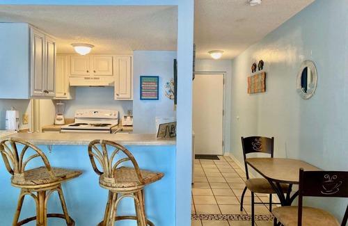 Orange Beach Casa | Sugar Beach 122 by ALBVR - Nice Studio condo with new sofa, AC and 32 inch Smart TV
