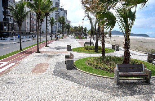 Aviacao Apartamento | Apto para 06 personas - Praia Grande - Aviación - A una cuadra de la playa.