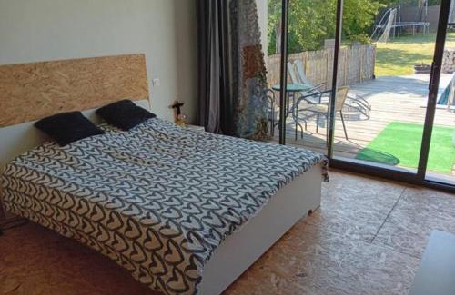 Saint-Aignan Cama Y Desayuno | Suite contemporaine et spa privatif