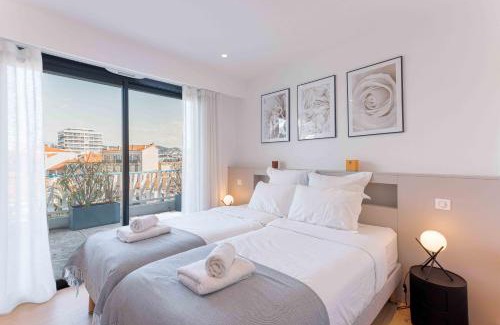 Riou - Petit Juas - Av de Grasse Apartamento | Suite Horizon Penthouse d'exception avec Vue Mer à Cannes