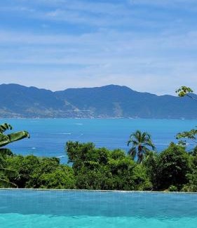 Ilhabela Apartamento | Suite Nova com vista para o mar