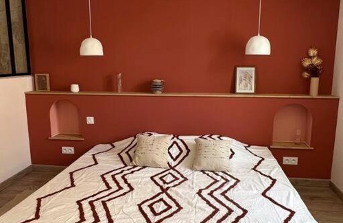 La Londe-les-Maures Apartamento | Suite romantique bohème chic avec bain à remous