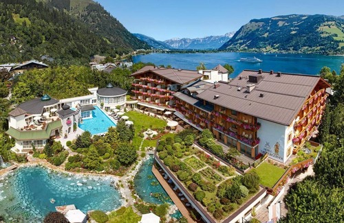 Zell am See Casa | Suite con ducha o bañera. Baño, aseo, balcón - Salzburgerhof, spa golf y Genießerhotel