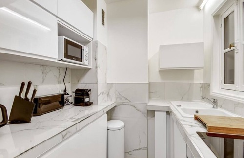Gaillon Apartamento | SuiteThérèse / Quiet Louvre & Opera AC 4G