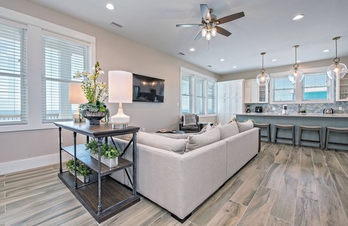 Surf Side Shores Casa | Summer at Summer Better Your Fort Morgan Beachfront Escape heated POOL by Prickett Properties