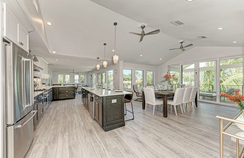 Anna Maria Casa | Summer Discounts! Steps from the Beach! Walk to Bean Point! Pool/spa! Golf Cart